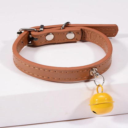 Stylish Pet Bell Collar With Colorful Traction For Cats And Dogs-3