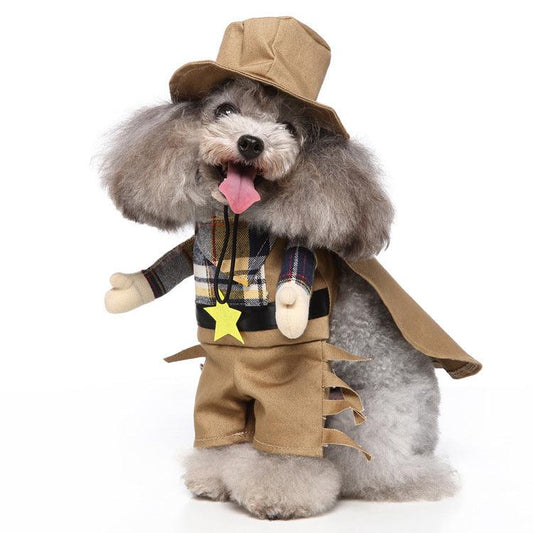 Funny Cosplay Pet Costume Set: Cute Cartoon Dog Outfit For Halloween And Christmas Dress-Up-10
