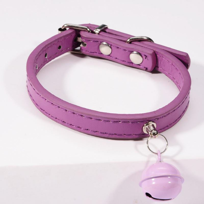 Stylish Pet Bell Collar With Colorful Traction For Cats And Dogs-9