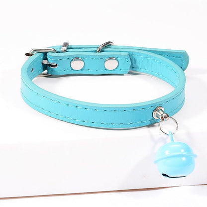 Stylish Pet Bell Collar With Colorful Traction For Cats And Dogs-0