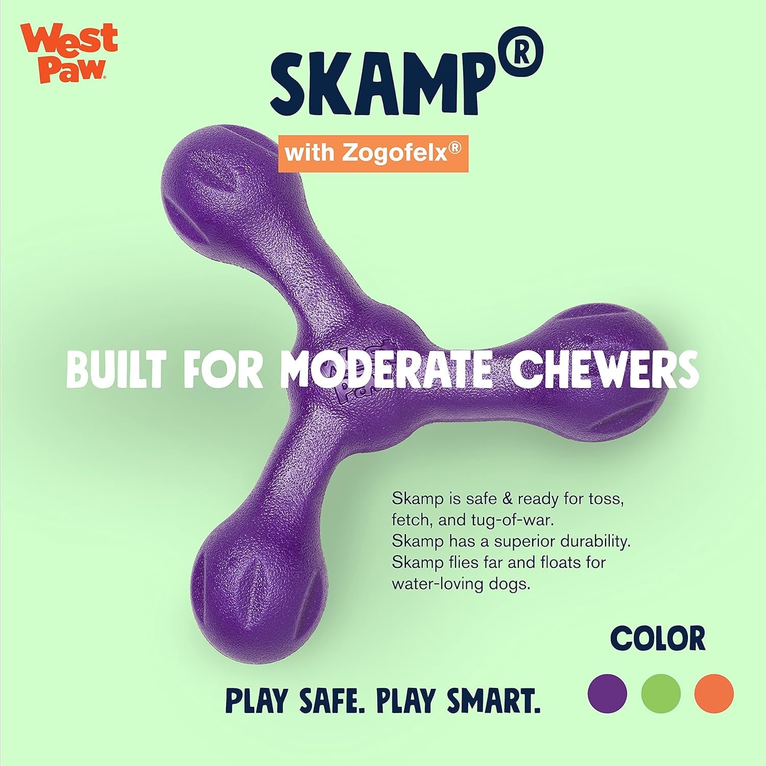 Skamp Fetch Large Assorted Dog Chew Toy - Perfect for Playtime Fun!