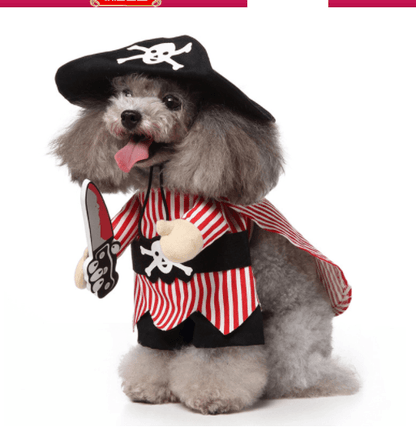 Funny Cosplay Pet Costume Set: Cute Cartoon Dog Outfit For Halloween And Christmas Dress-Up-2